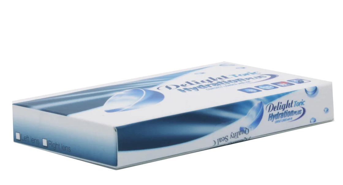 DELIGHT Toric Hydration Plus monthly disposable astigmatism contact lenses