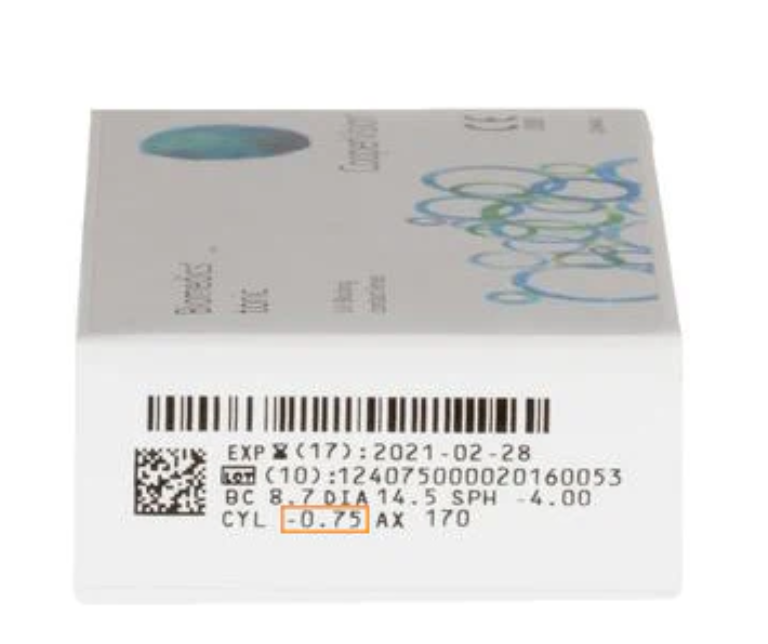 CooperVision Biomedics Toric 月抛散光隱形眼鏡