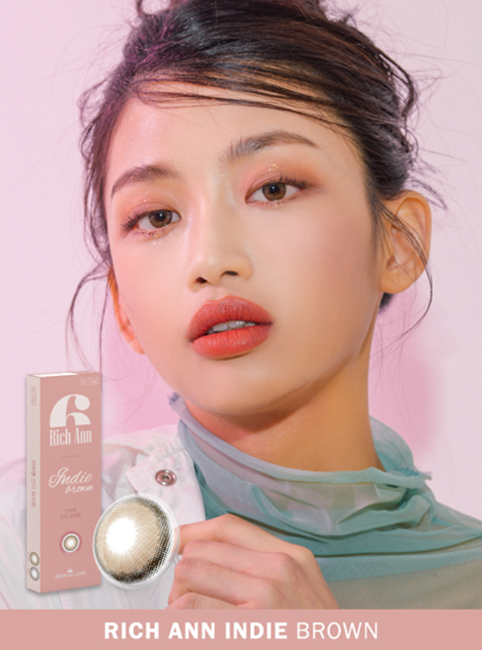ANN365 - RICH ANN - INDIE BROWN 每日即棄隱形眼鏡 / 6片