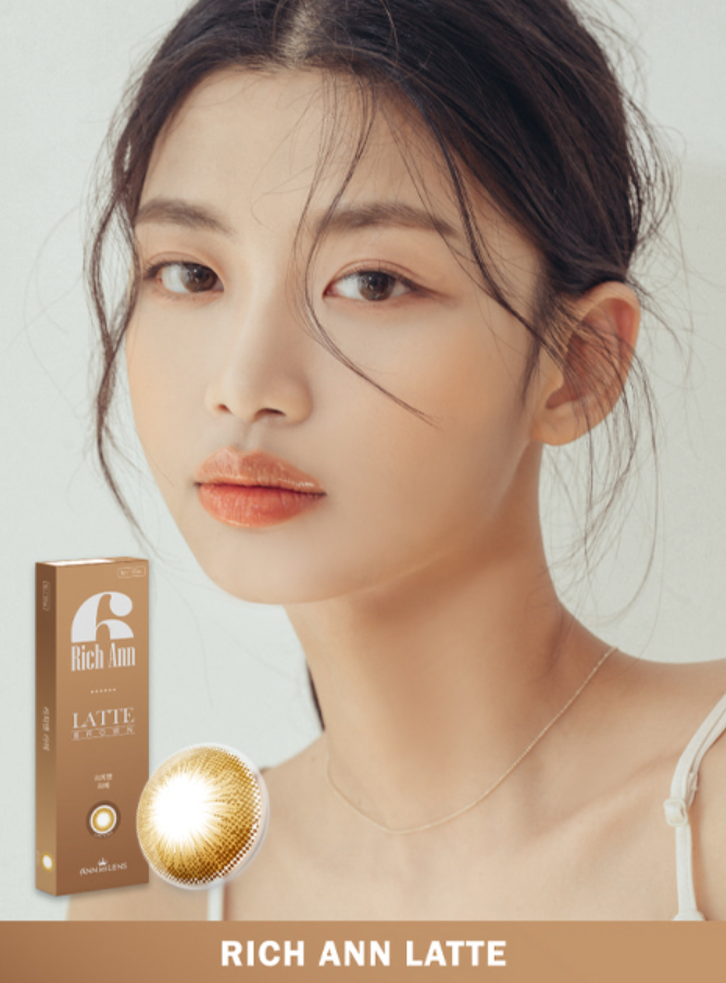 ANN365 - RICH ANN - LATTE BROWN 每日即棄隱形眼鏡 / 6片