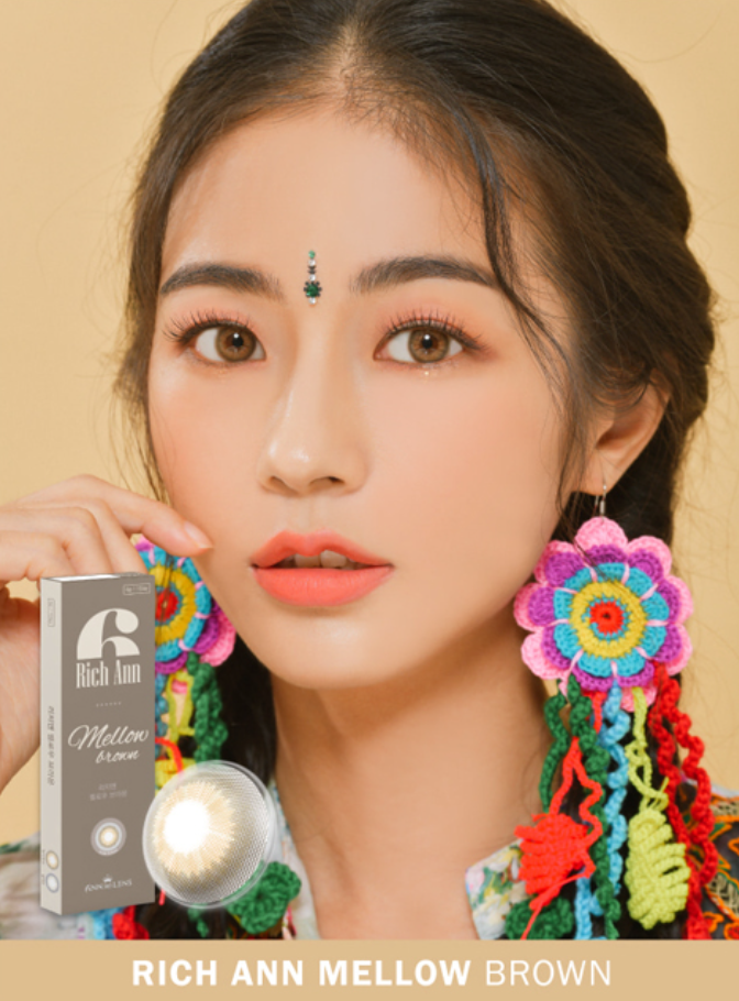 ANN365 - RICH ANN - MELLOW BROWN 每日即棄隱形眼鏡 / 6片