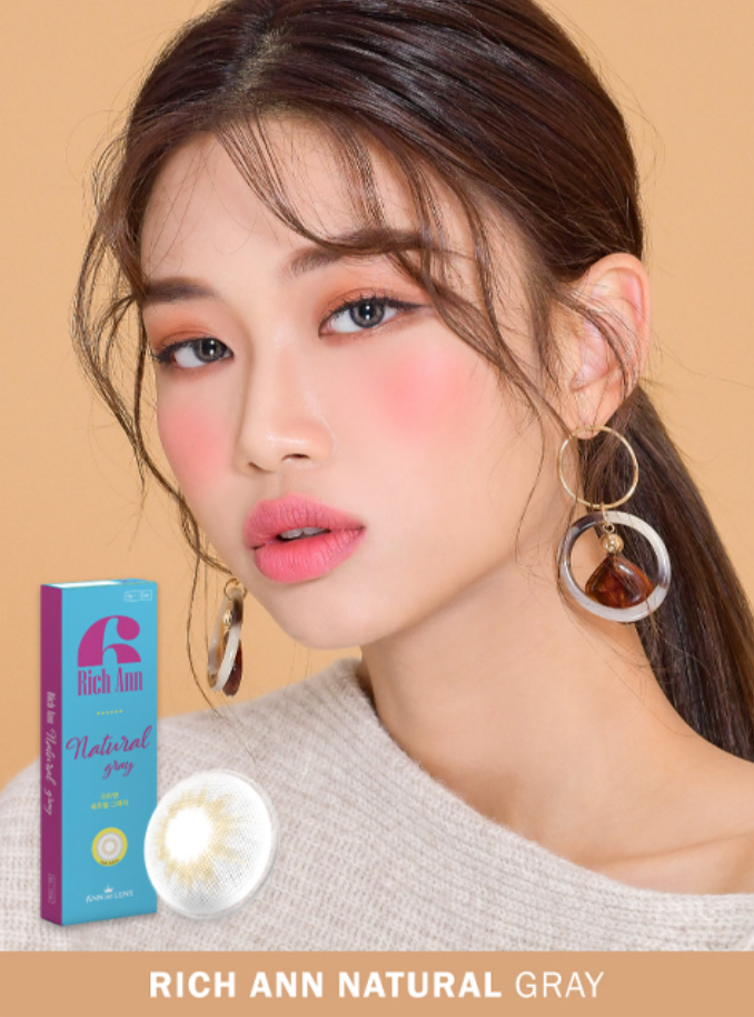 ANN365 - RICH ANN - NATURAL GRAY 每日即棄隱形眼鏡 / 6片
