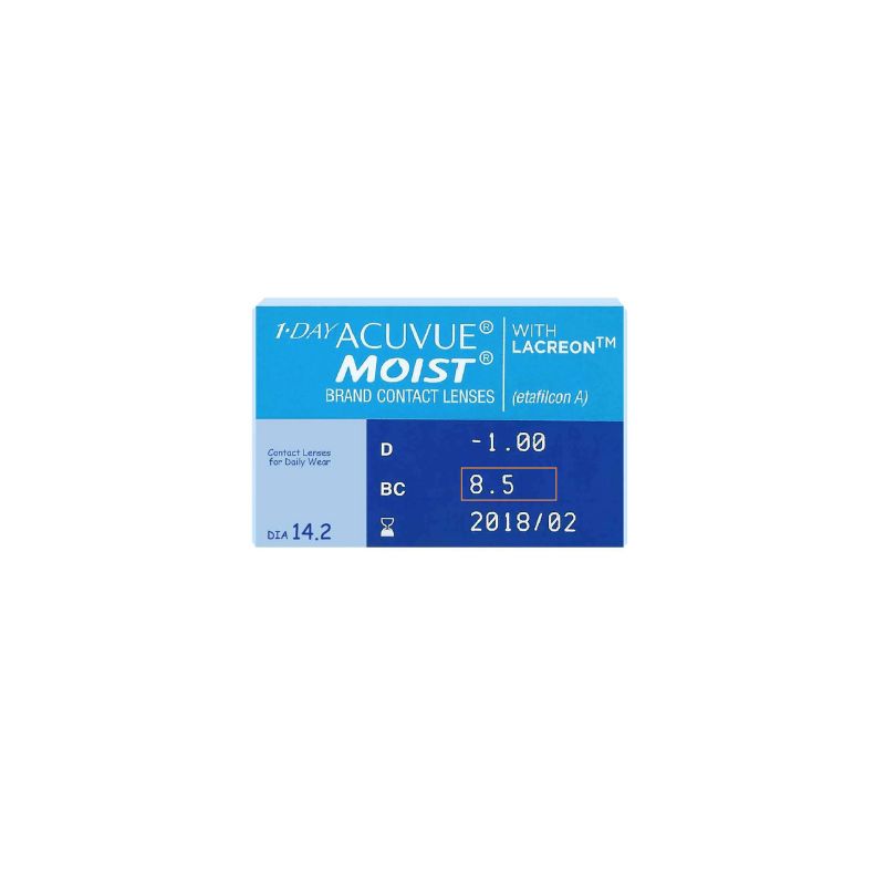 ACUVUE Moist 1Day Daily Disposable Contact Lenses (Farsightedness)