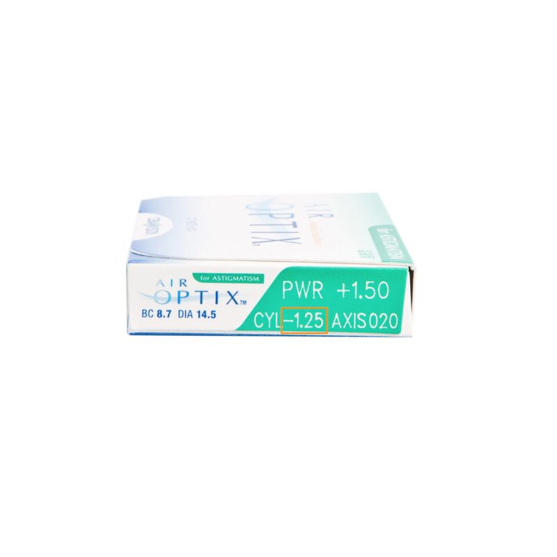 CIBA Alcon AIR OPTIX plus HydraGlyde for Astigmatism contact lenses