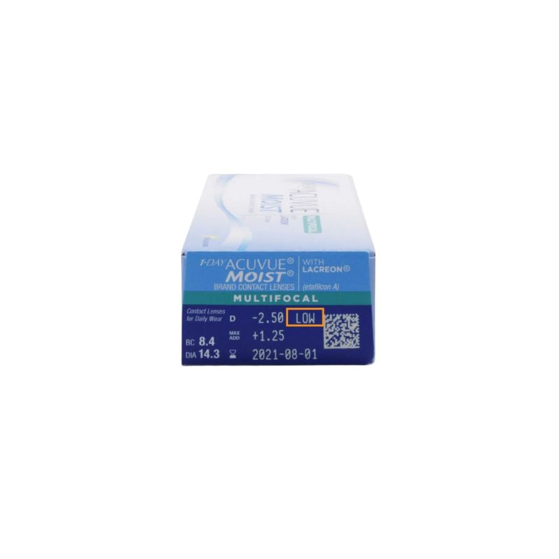 ACUVUE Moist Multifocal 1-Day Contact Lenses Daily Presbyopic Progressive Disposable Contact Lenses