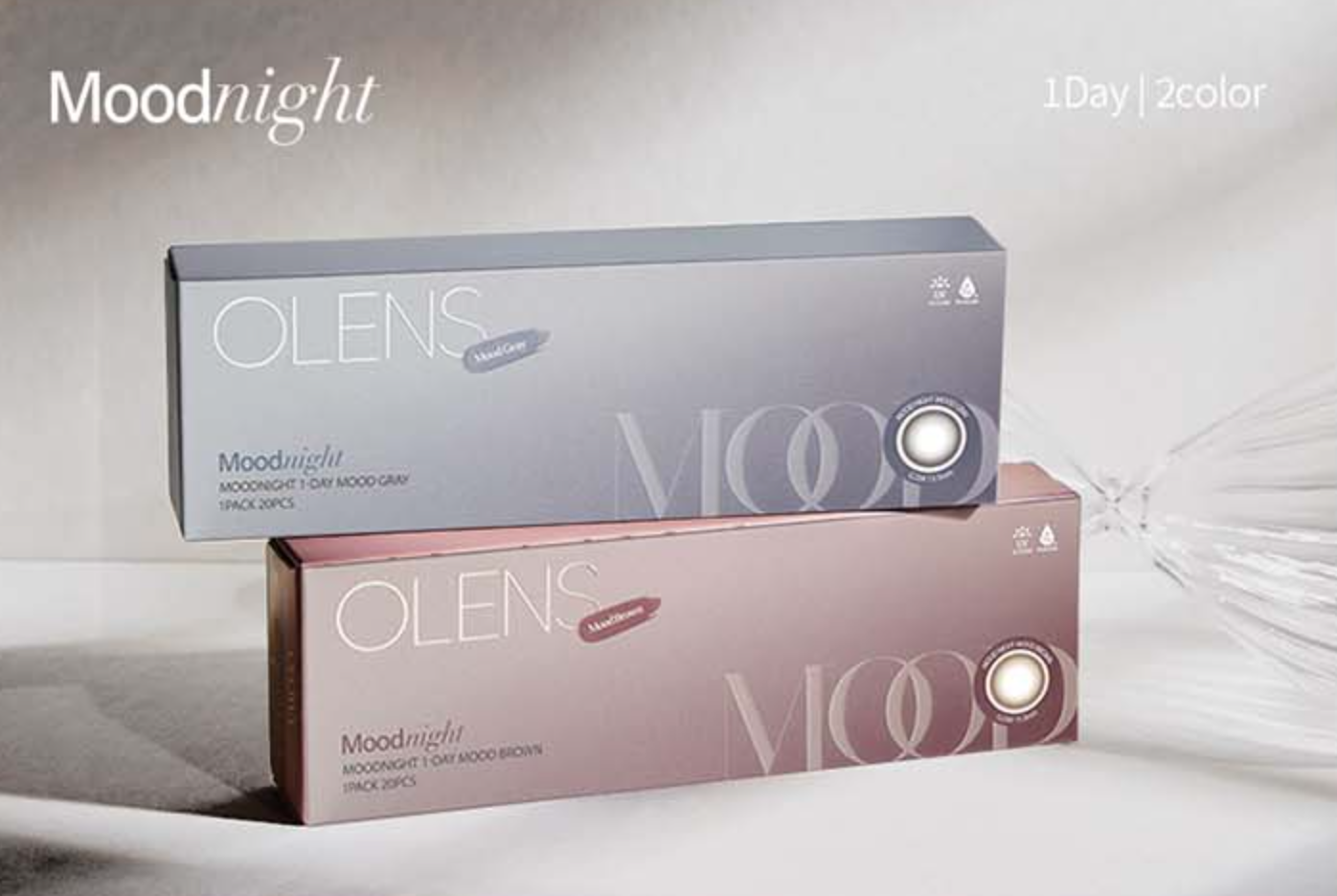 OLENS MOOD NIGHT - GRAY daily disposable/20 tablets 