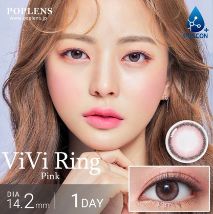OLENS VIVI RING-PINK daily disposable/10 tablets