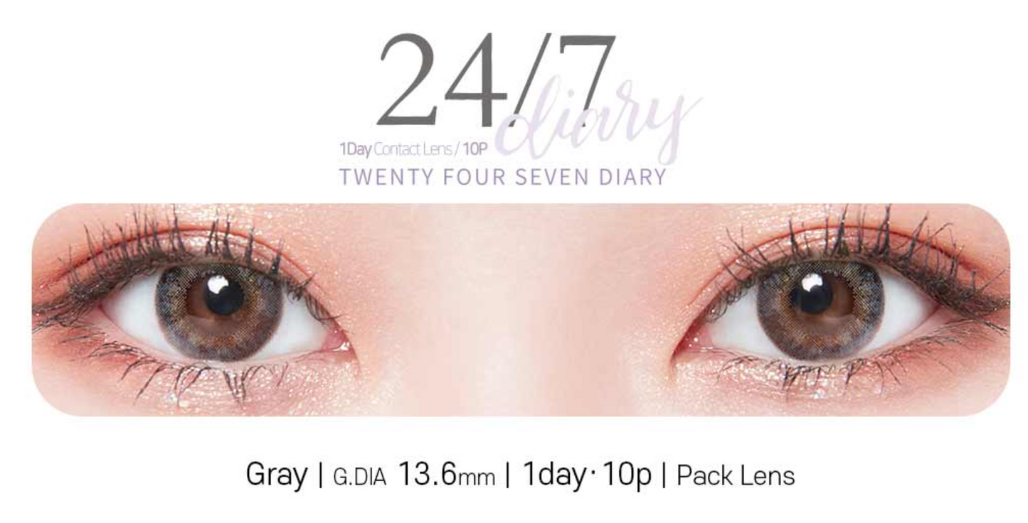 [Order Price] LENSTOWN 247 DIARY - BROWN Daily Disposable/10 Tablets 
