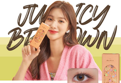 [Order Price] LENSTOWN DOO NOON - JUICY BROWN Daily Disposable/10 Tablets 