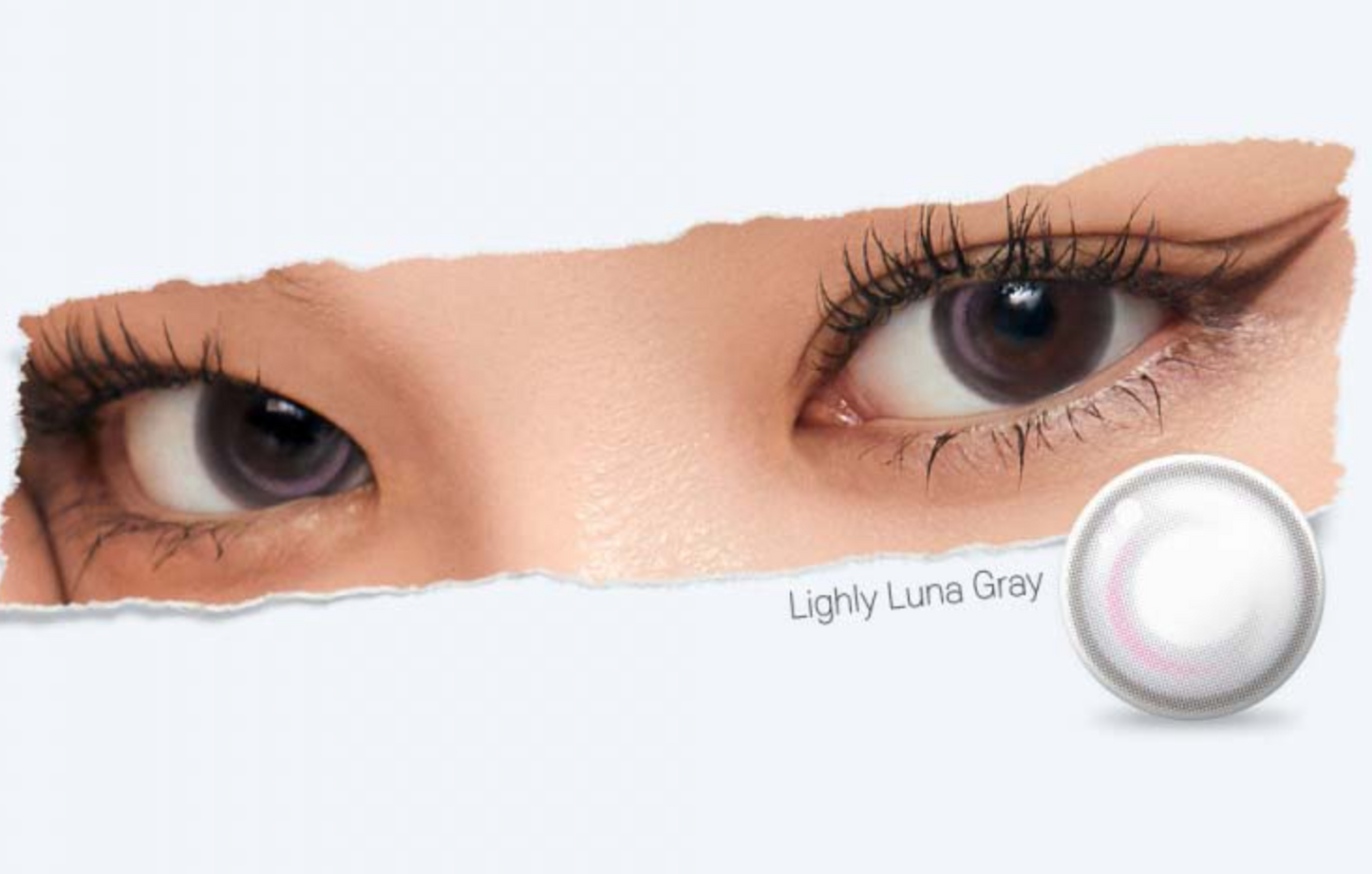 [Order Price] LENSTOWN LIGHLY LUNA - GRAY Daily Disposable/20 Tablets 