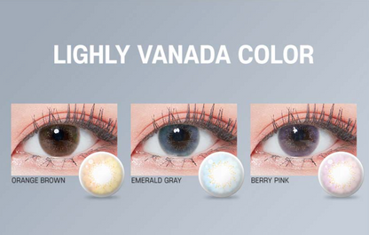 [Order Price] LENSTOWN LIGHLY VANADA - EMERALD GRAY Daily Disposable/20 Tablets 