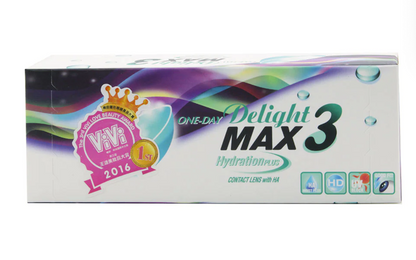 DELIGHT Max3 1Day disposable color contact lenses