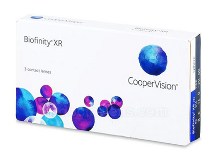 Cooper Vision BIOFINITY XR monthly disposable silicone hydrogel contact lenses