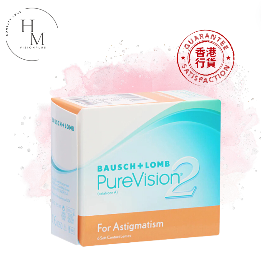 B&amp;L Bausch &amp; Lomb PUREVISION 2 HD for Astigmatism monthly disposable astigmatism contact lenses