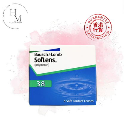 B&amp;L Bausch &amp; Lomb SOFLENS 38 monthly disposable contact lenses