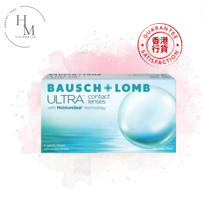 B&amp;L Bausch &amp; Lomb ULTRA with MoistureSeal Technology monthly disposable contact lenses